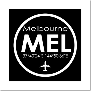 MEL, Melbourne Tullamarine International Airport Posters and Art